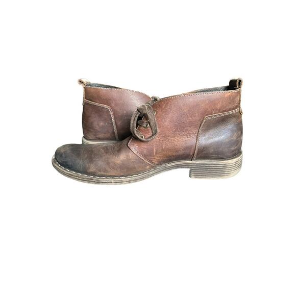 GBX Men's Brown Leather Lace-Up Ankle Chukka Boots Size 11 - Picture 6 of 11